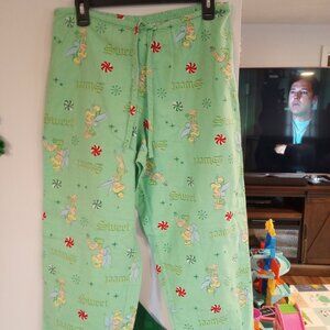 NWOT Tinkerbell pajama bottoms med